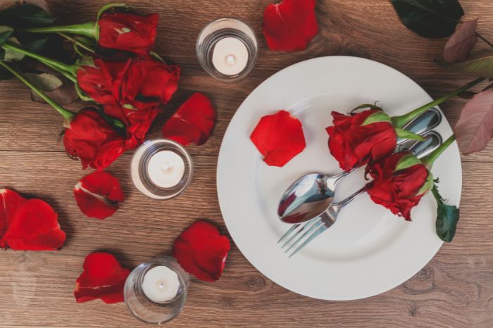 Come decorare la tavola per la cena di San Valentino