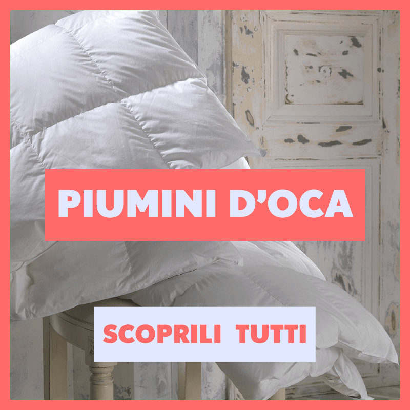 Piumini d'oca offerta