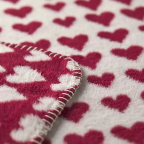 Coperta Invernale in Cotone - Hearts