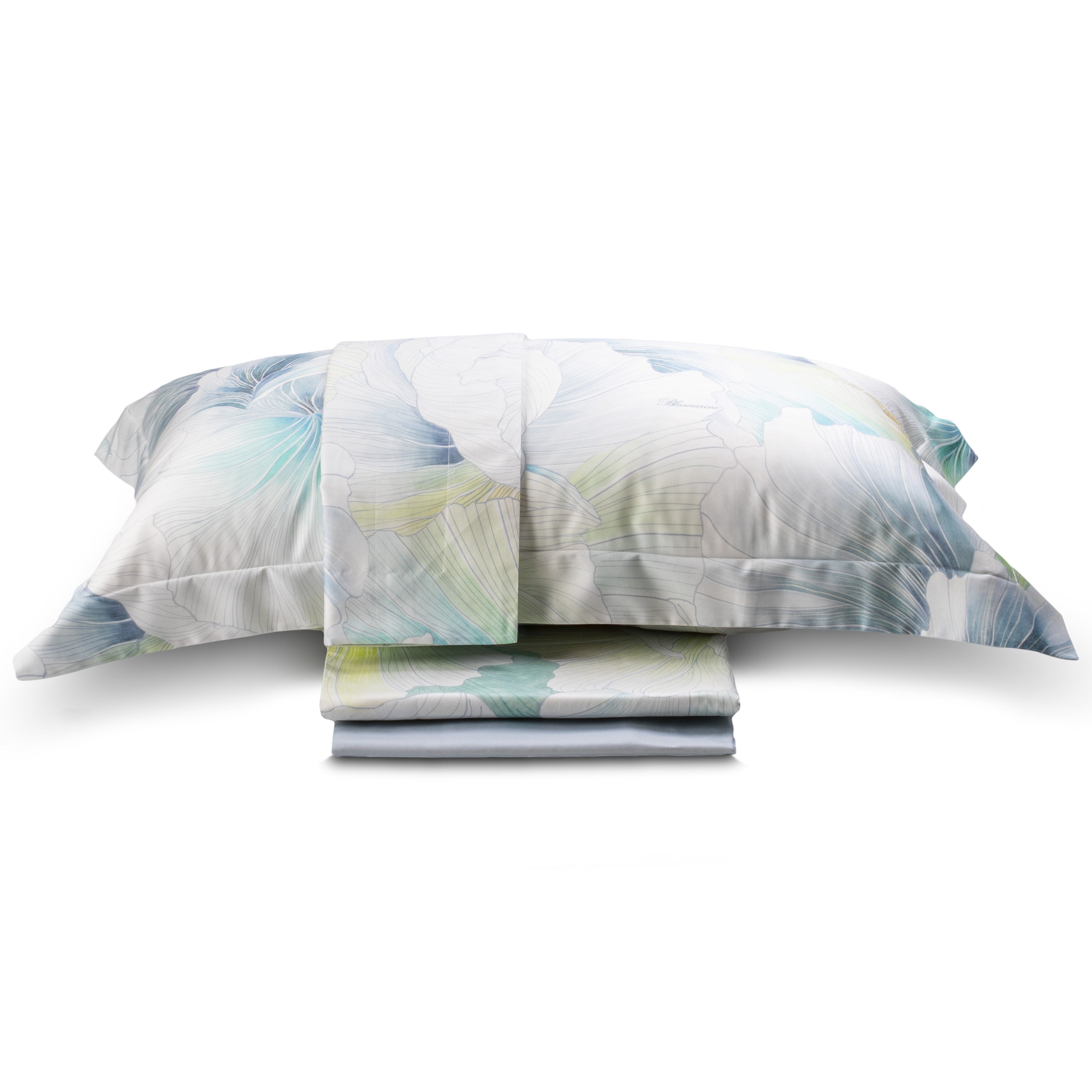 Completo Lenzuola Copriletto in Raso di Cotone Stampato - Bella di Notte