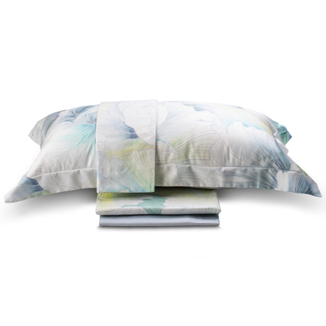 Completo Lenzuola Copriletto in Raso di Cotone Stampato - Bella di Notte