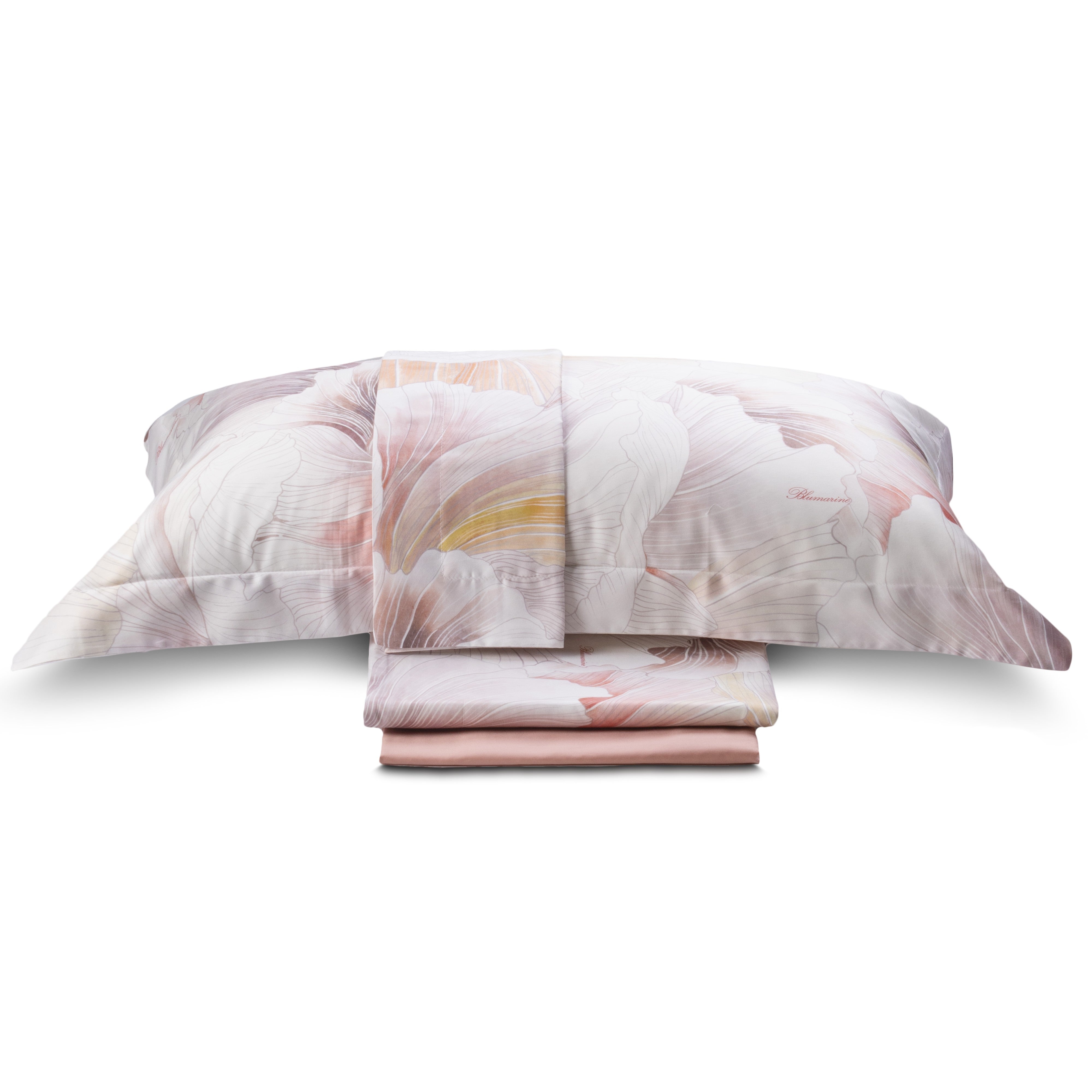 Completo Lenzuola Copriletto in Raso di Cotone Stampato - Bella di Notte