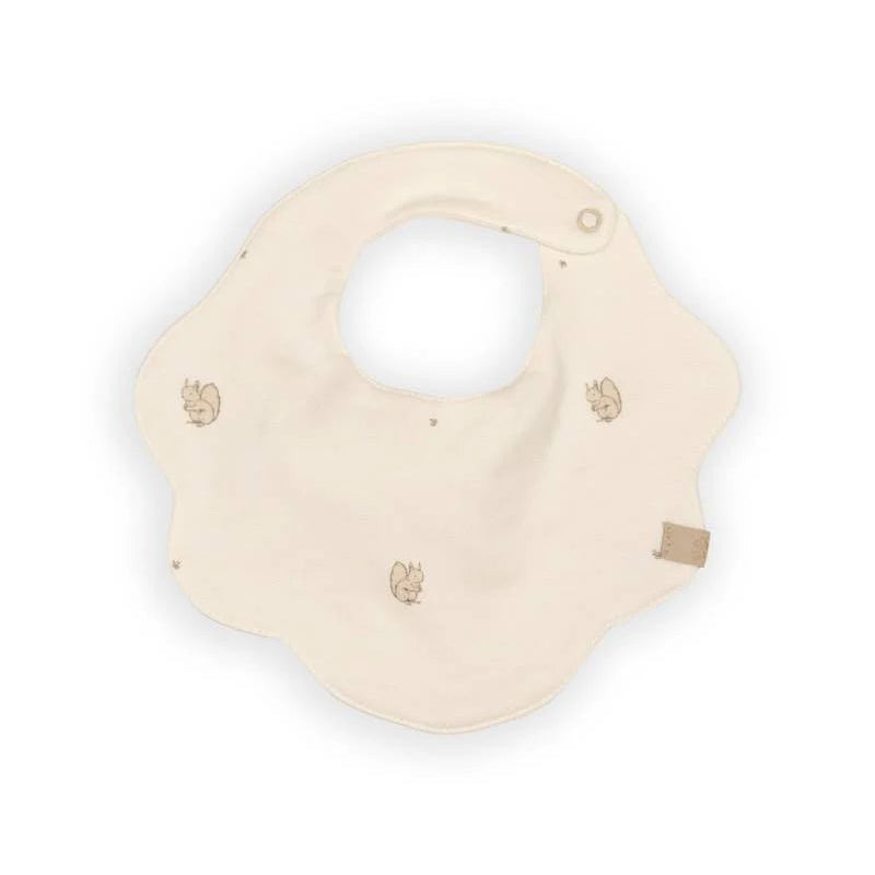 Bavaglino Fiore in Spugna di Bambù Organico - Squirrel