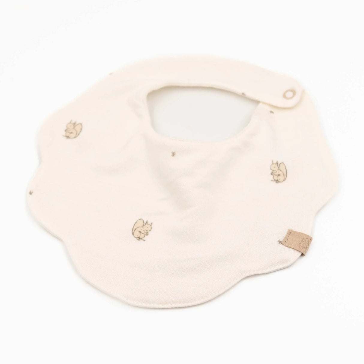 Bavaglino Fiore in Spugna di Bambù Organico - Squirrel