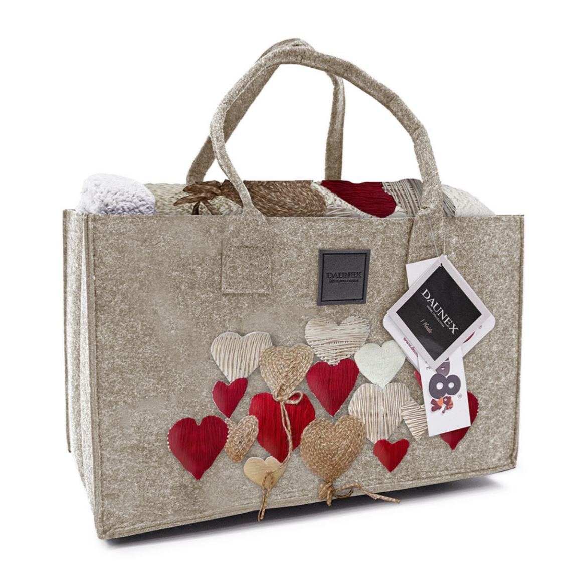 Plaid in MicroPile con Borsa Coordinata - Lovely