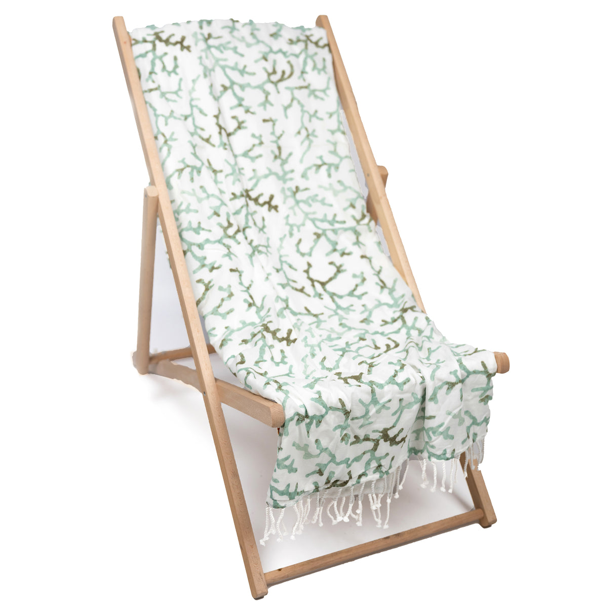 Telo Mare in Spugna di Cotone Fantasia Stampata - Fidji