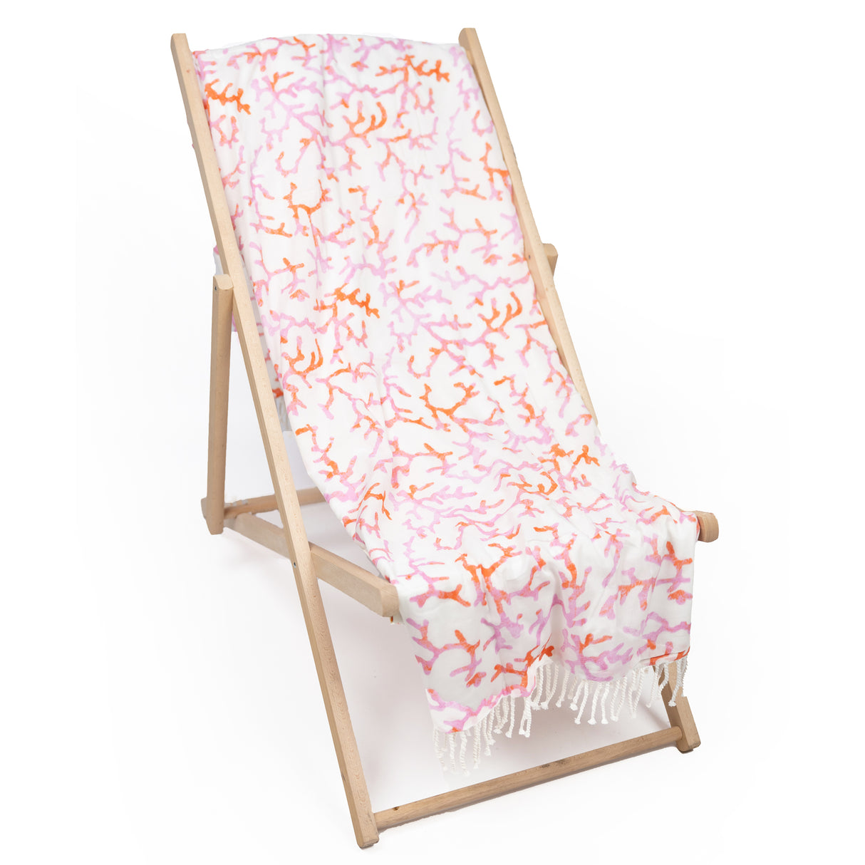 Telo Mare in Spugna di Cotone Fantasia Stampata - Fidji