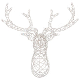 Testa di Renna con Led Bianco - Reindeer