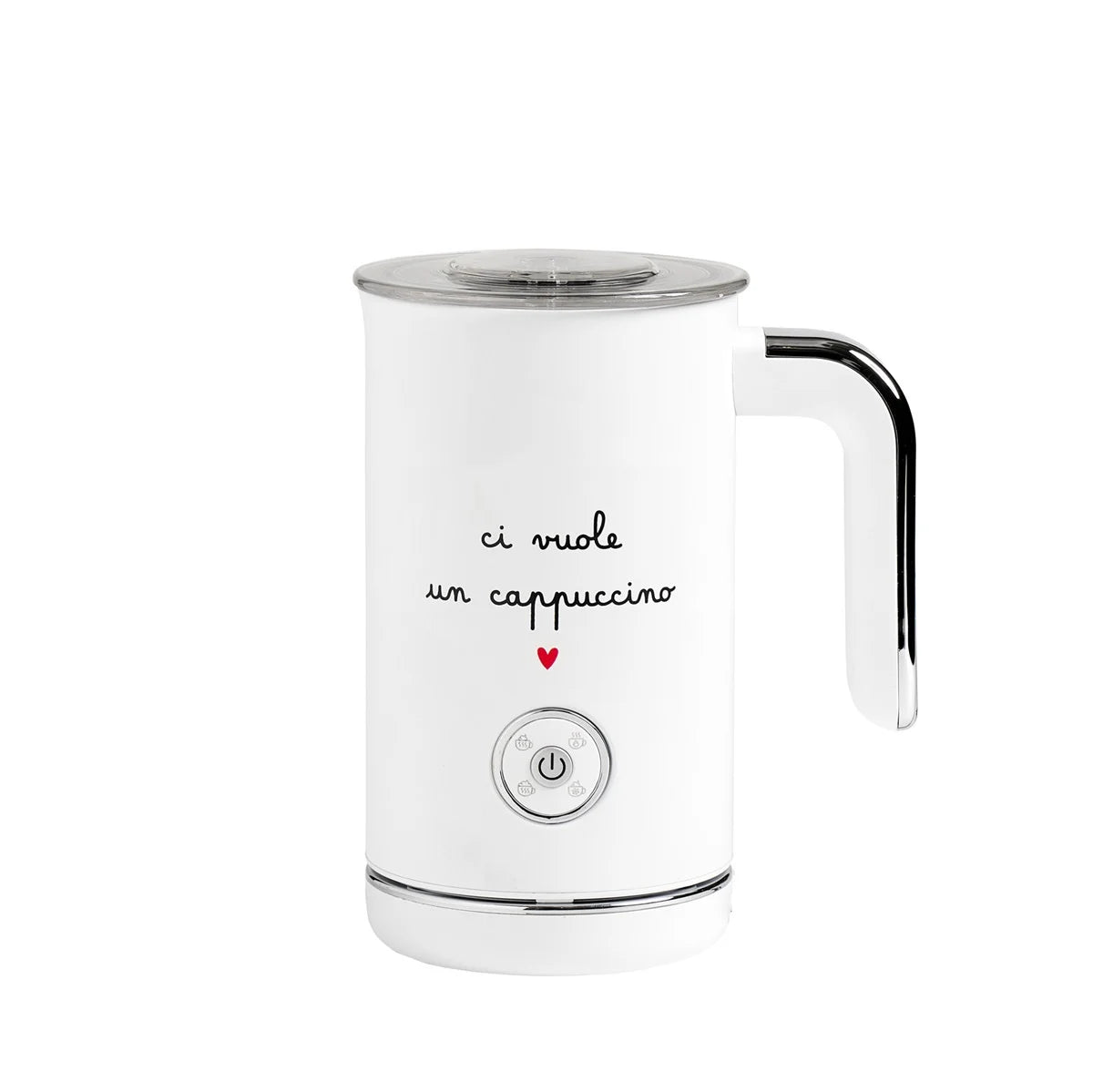 Montalatte Elettrico Serigrafato - Ci Vuole un Cappuccino