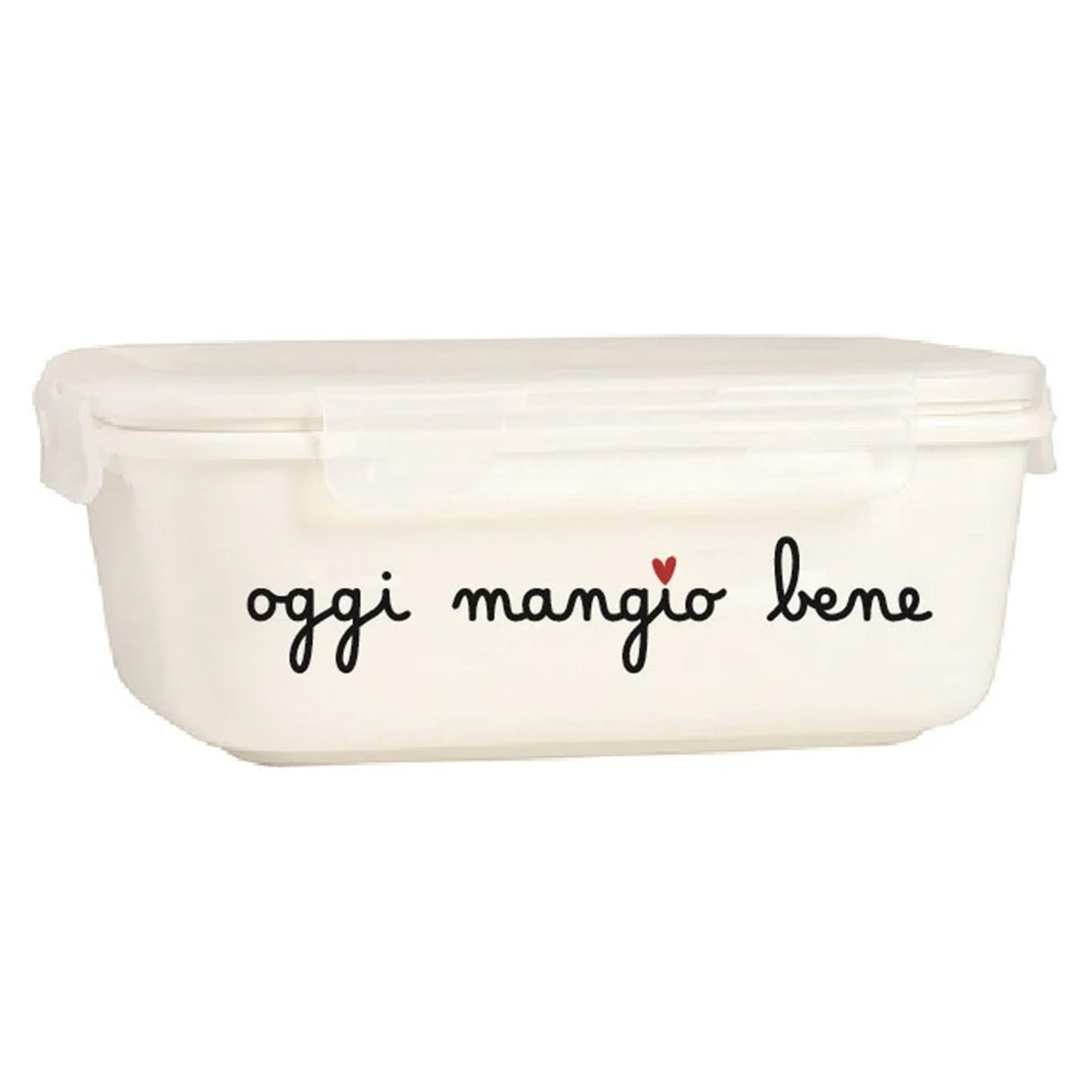 Contenitore in Grès Serigrafata - Oggi Mangio Bene