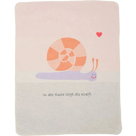 Coperta in Caldo Cotone con Ricamo - Chiocciola