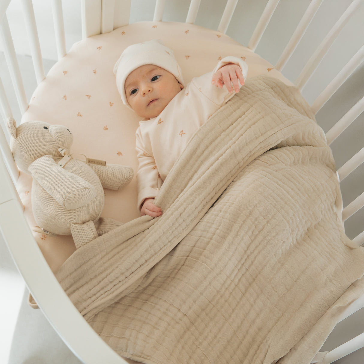 Copertina Estiva in Bambù Organico - Nuvola