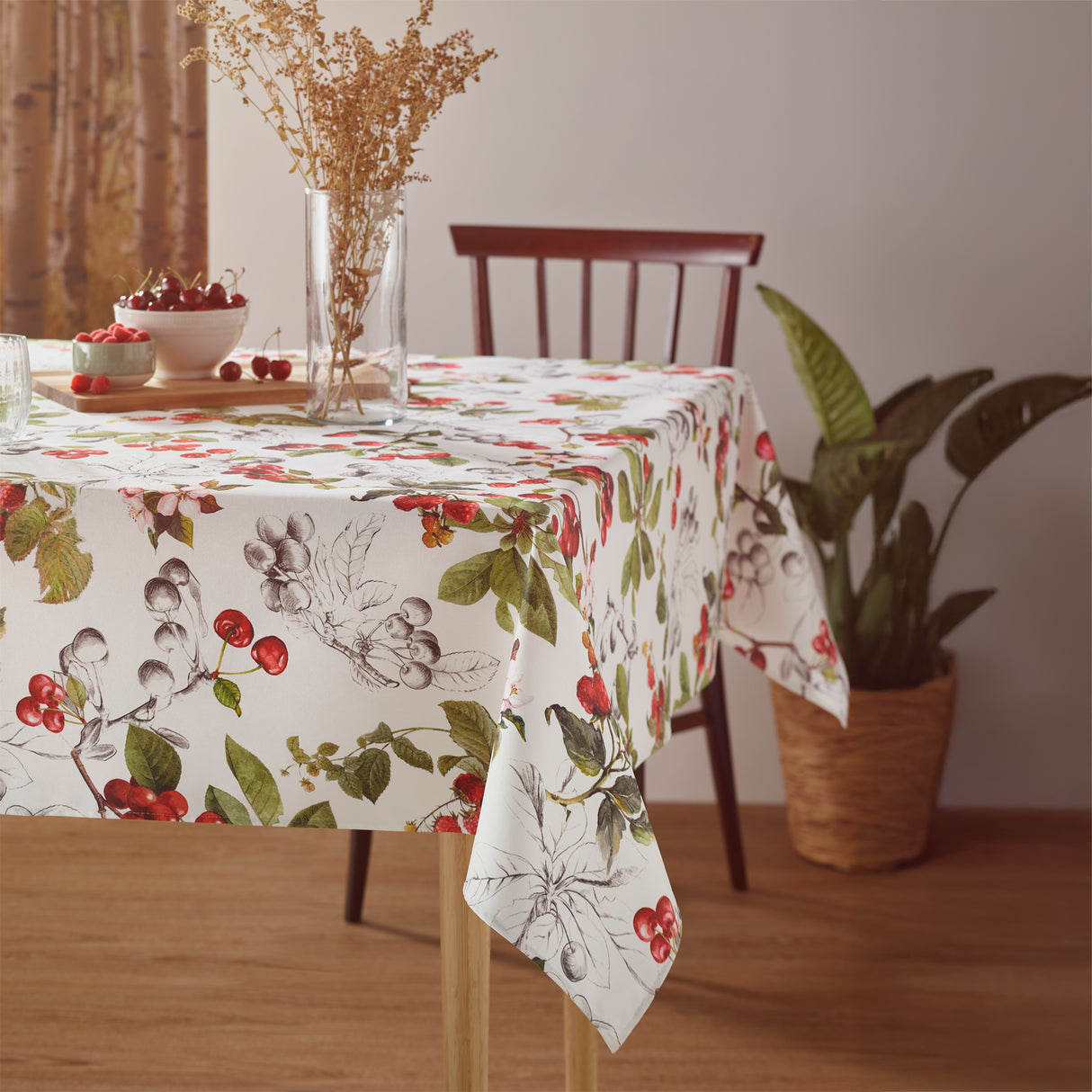 Tovaglia Antimacchia in Cotone Resinato - Cerezas