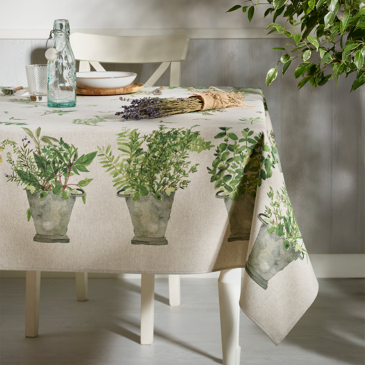 Tovaglia Antimacchia in Cotone Resinato - Pots