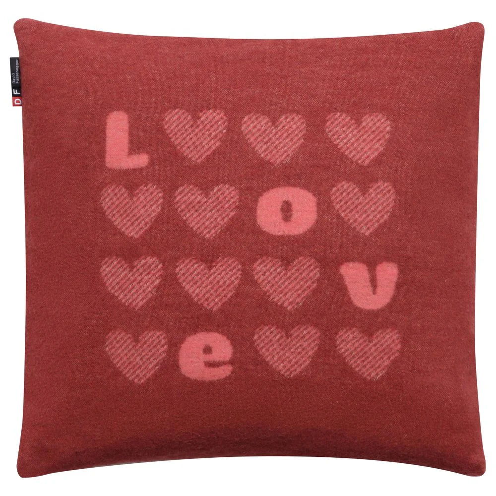 Copricuscino in cotone Fantasia - Love