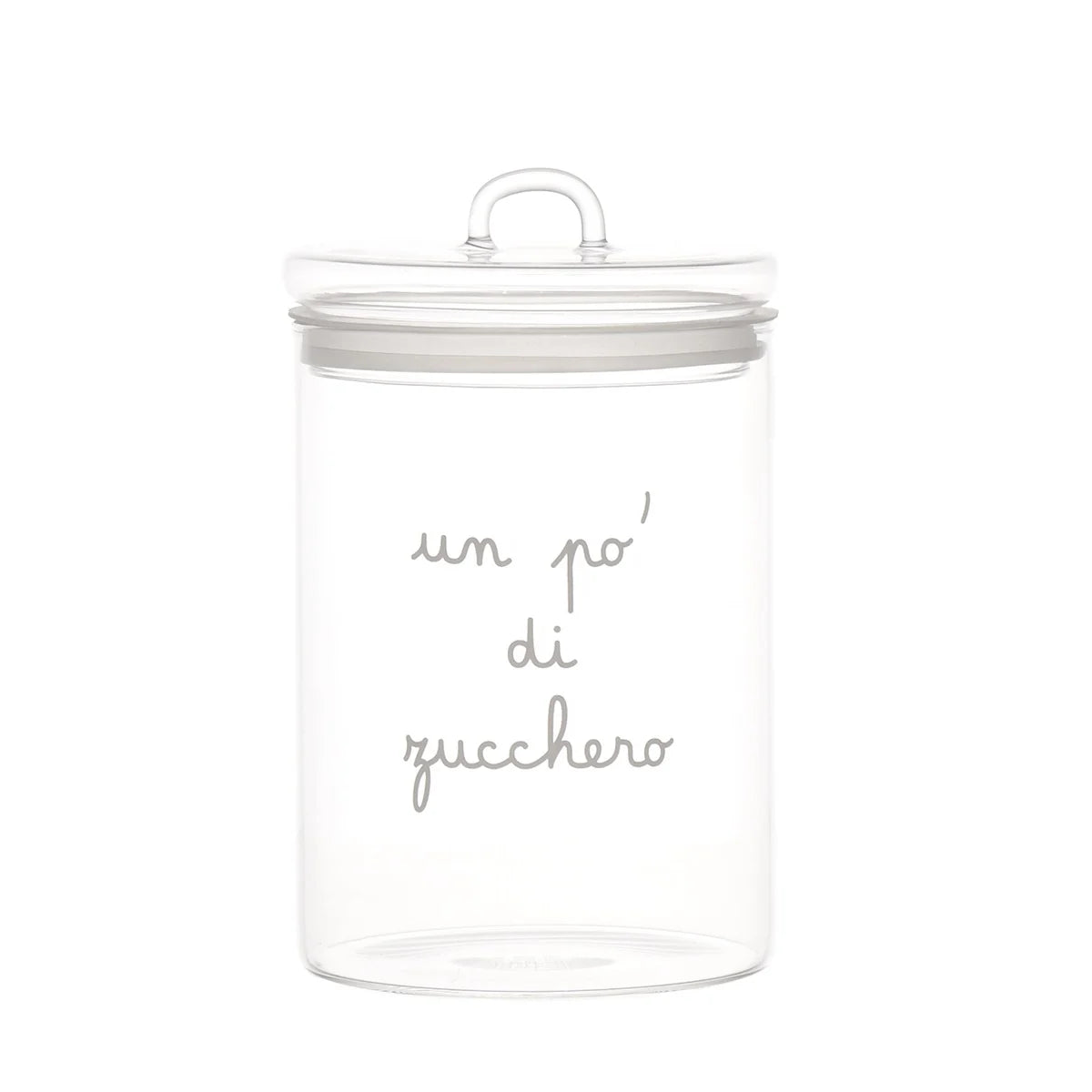 Barattolo in Vetro Borosilicato Serigrafato - Un po' di Zucchero