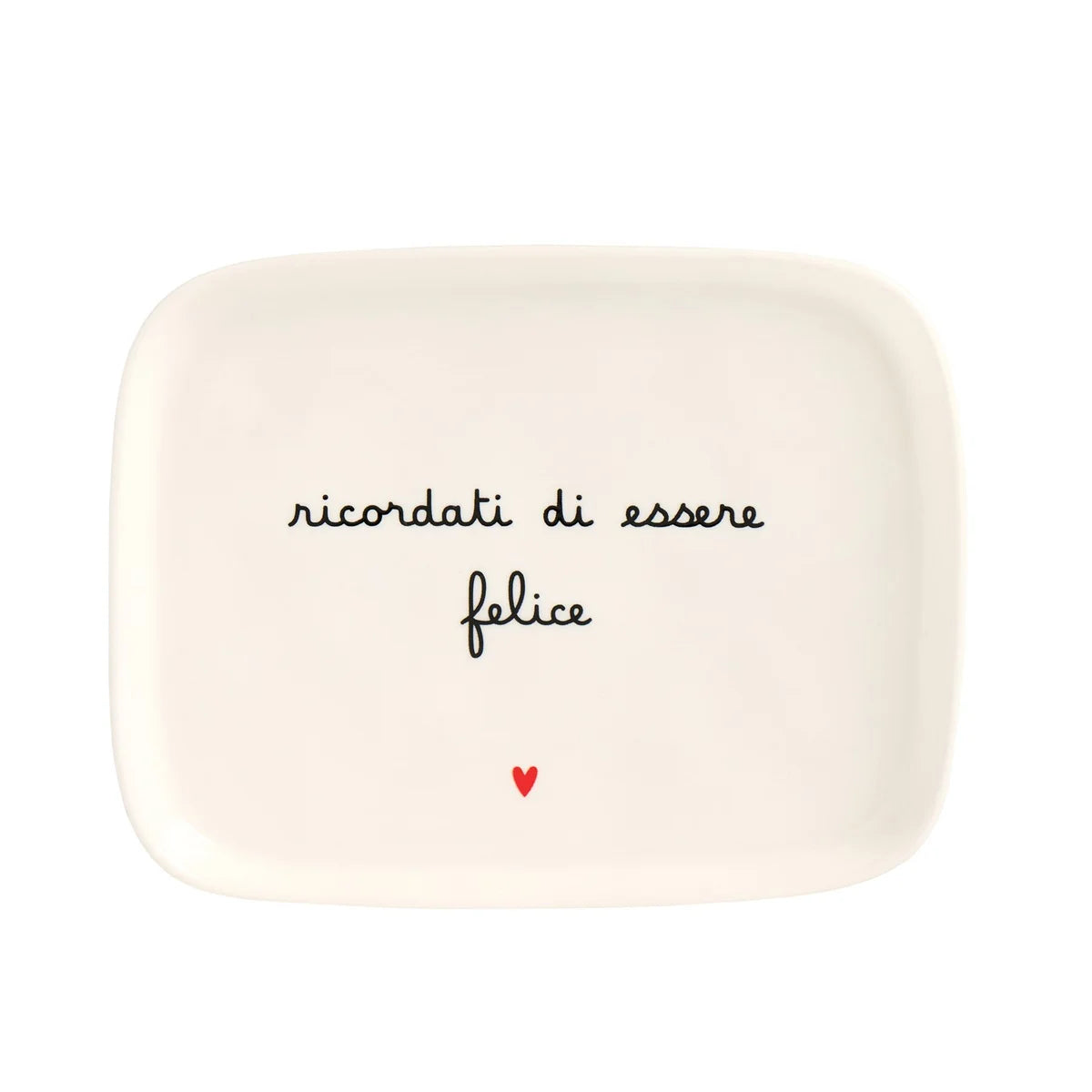 Piatto Rettangolare in Grès - Ricordati di Essere Felice