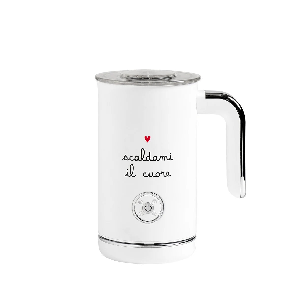 Montalatte Elettrico Serigrafato - Scaldami il Cuore