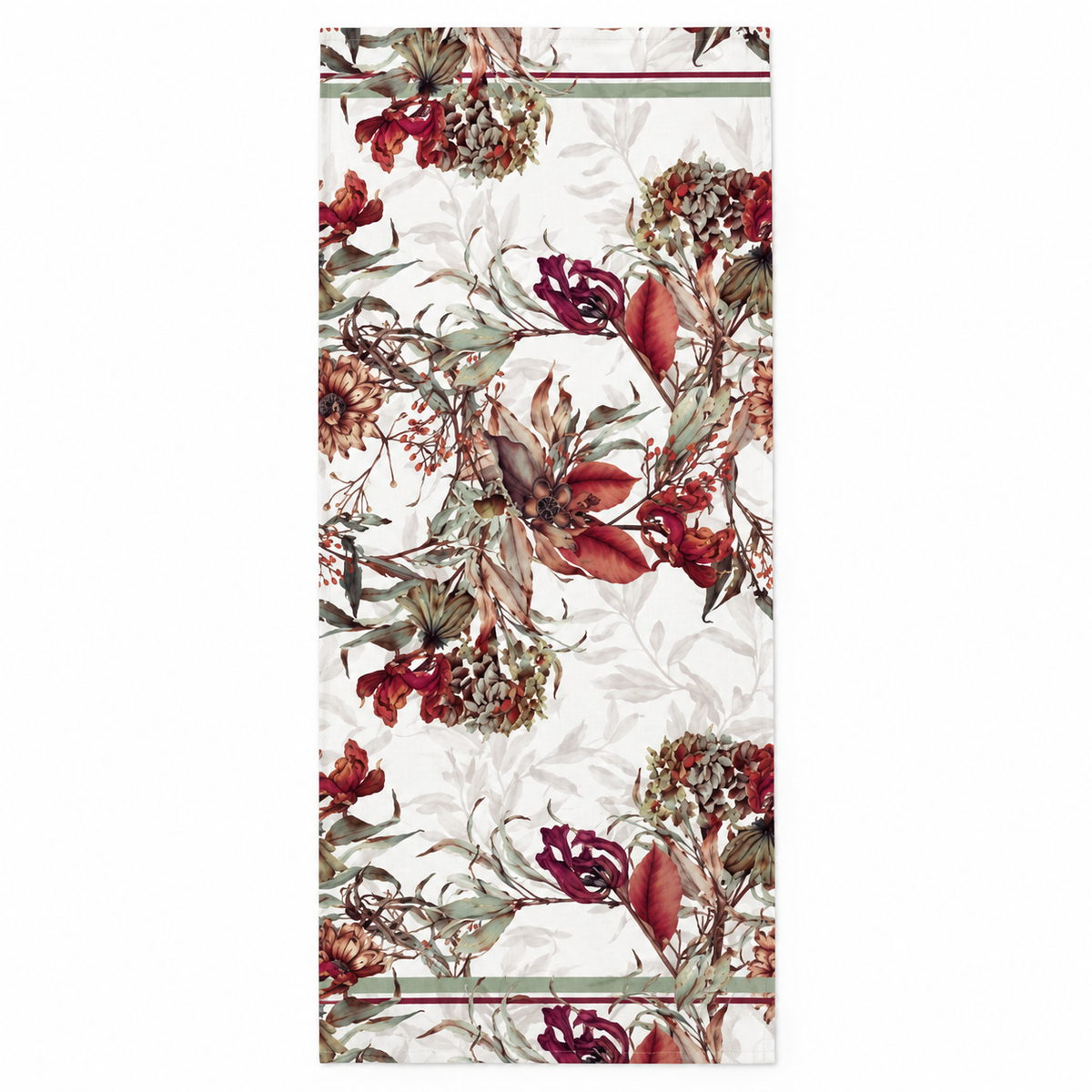 Runner Antimacchia in Fantasia Floreale - Bouquet d’Inverno