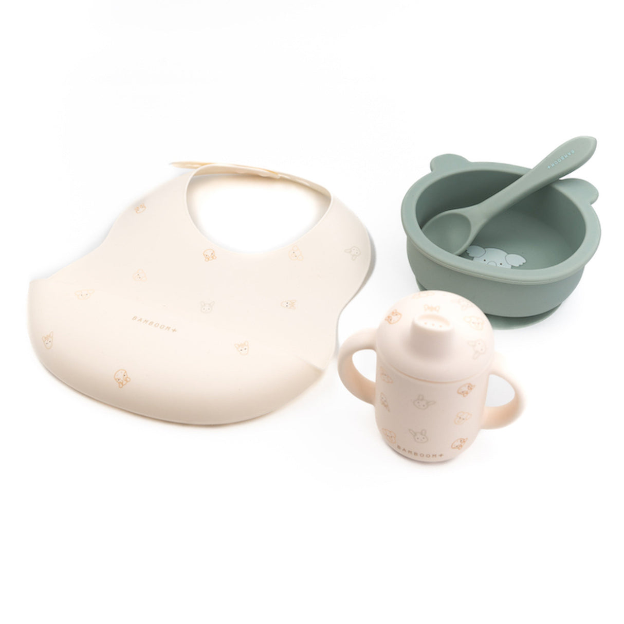 Set Pappa da Bambino in Silicone LFGB - Animal Friends