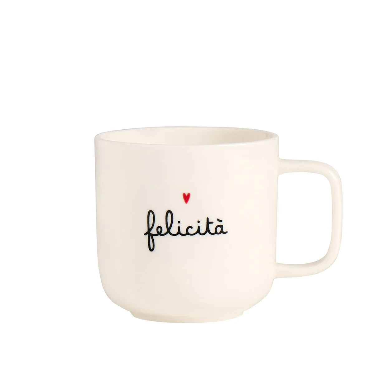 Tazza Colazione in Grès - Felicità