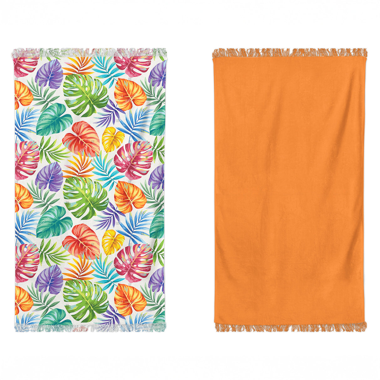 Telo Mare in Microspugna Stampa Doubleface - Bora Bora