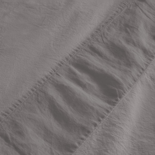 Completo Lenzuola Cotone e Lino StoneWashed No Stiro - Loira