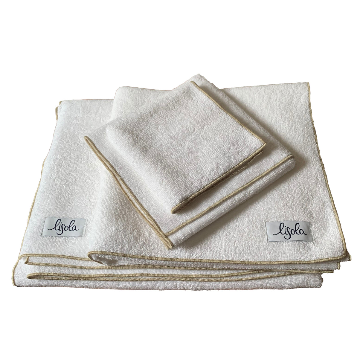 Telo da Bagno in Spugna di Cotone con finiture Overlock - Reunus