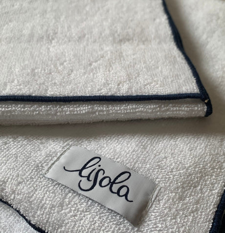 Telo da Bagno in Spugna di Cotone con finiture Overlock - Reunus