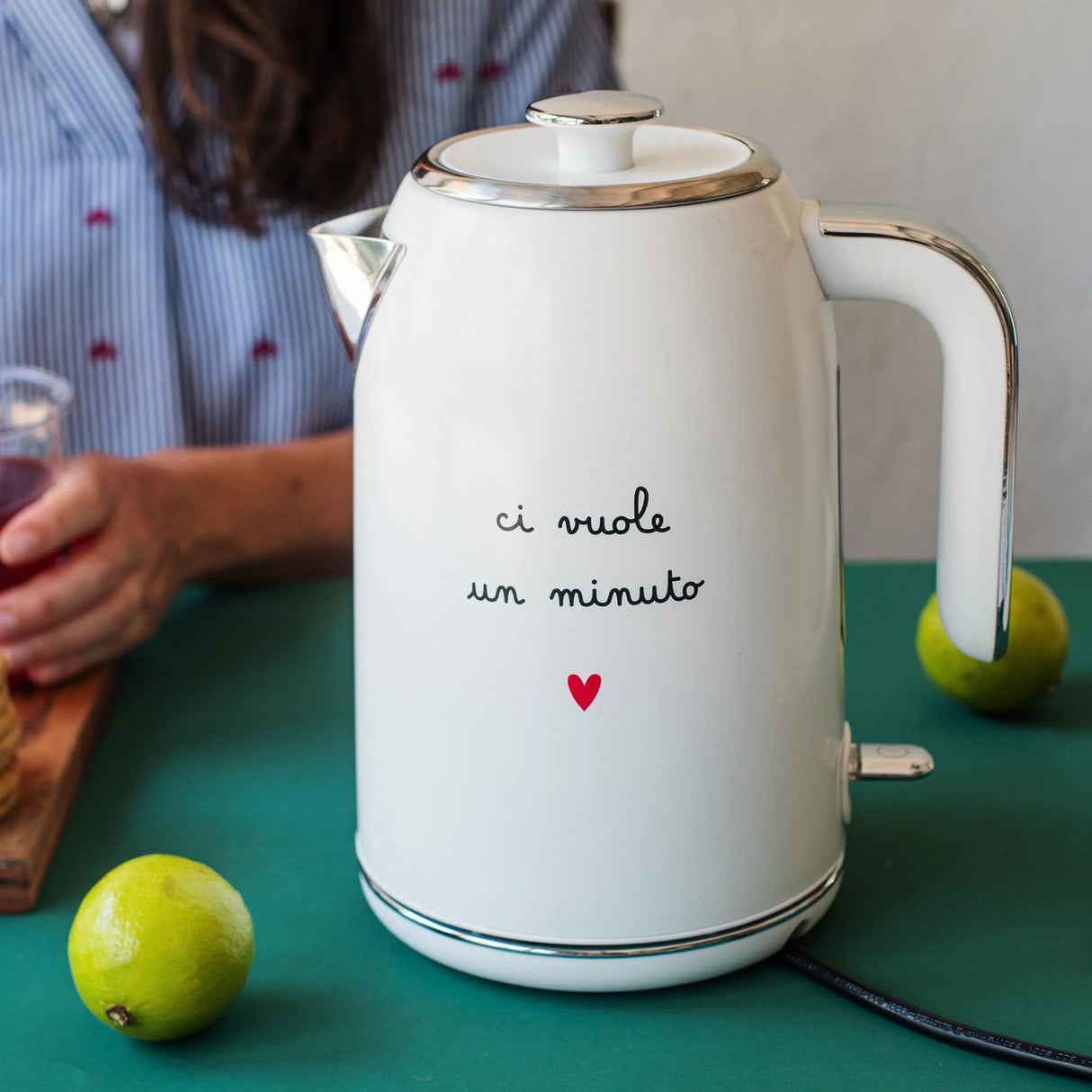 Bollitore Elettrico Serigrafato - Ci Vuole un Minuto
