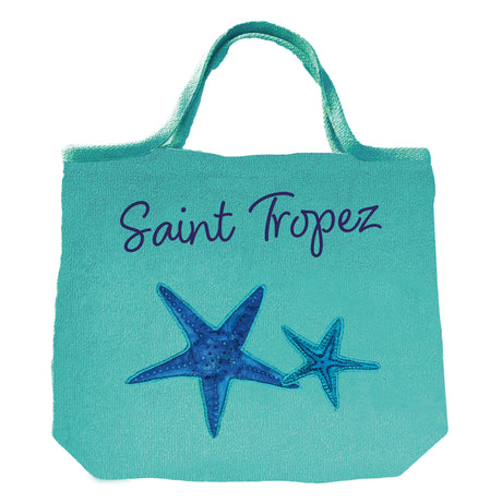 Borsa Mare o Trousse in Puro Cotone Ricamata - Etoile