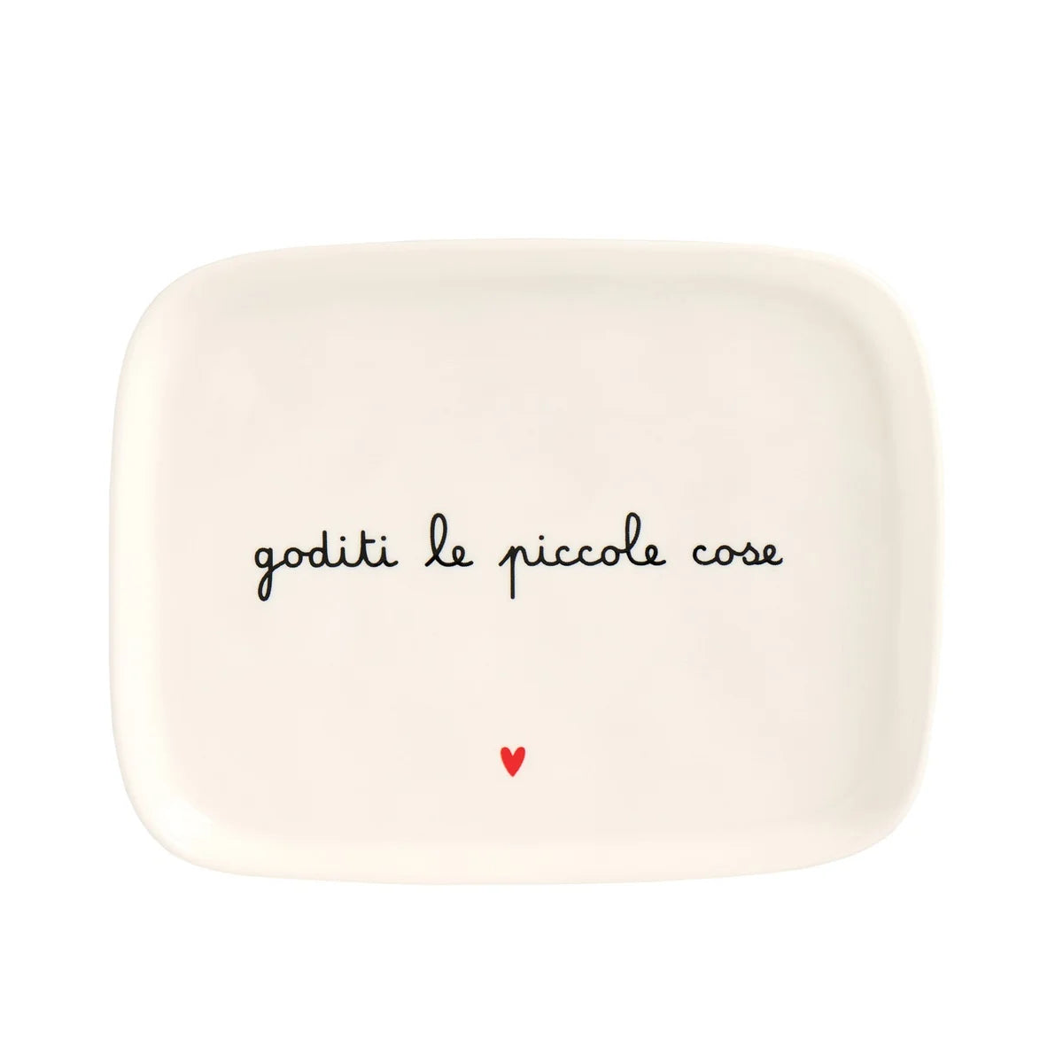 Piatto Rettangolare in Grès - Goditi le Piccole Cose