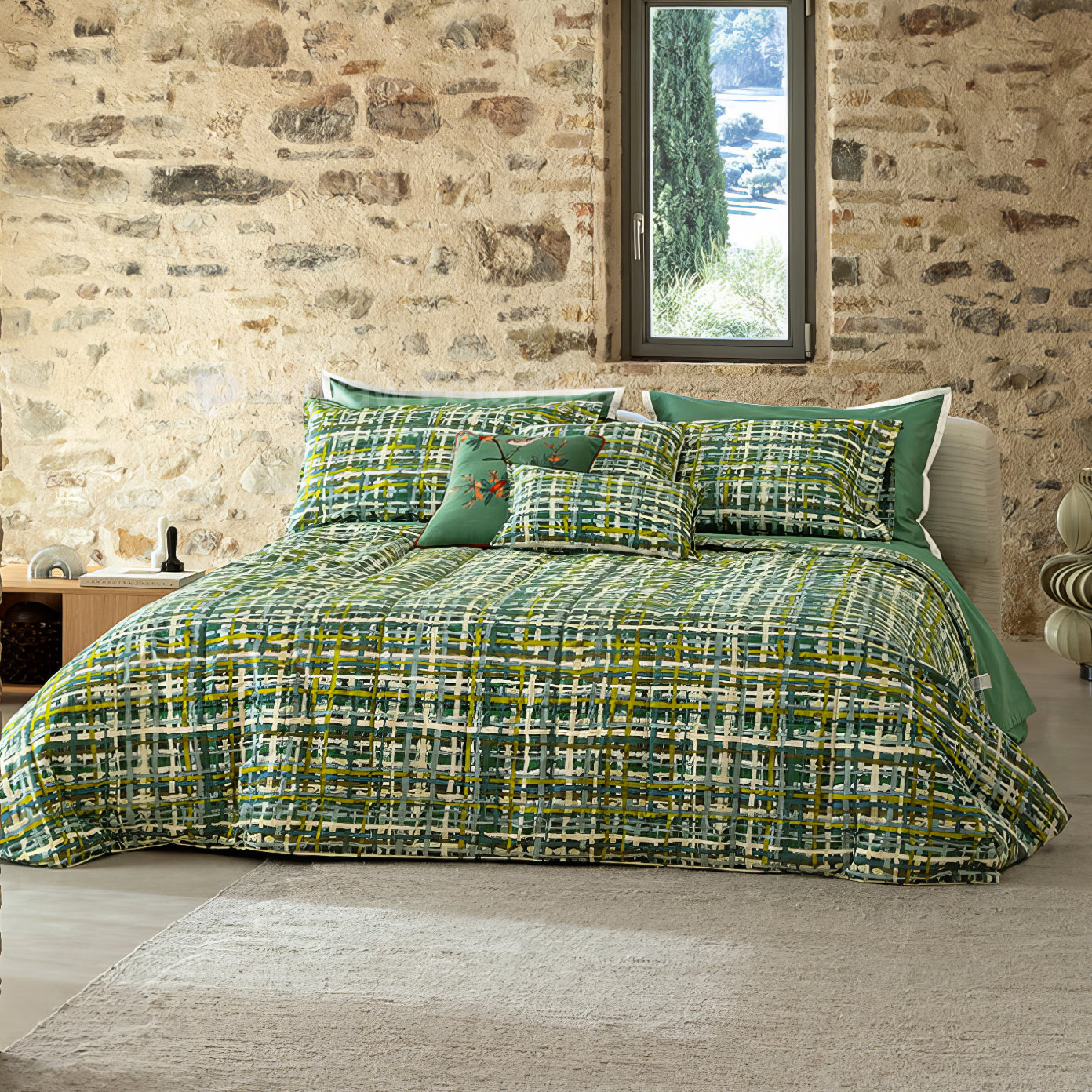 Parure Copripiumino in Percalle di Cotone Fantasia - Coco