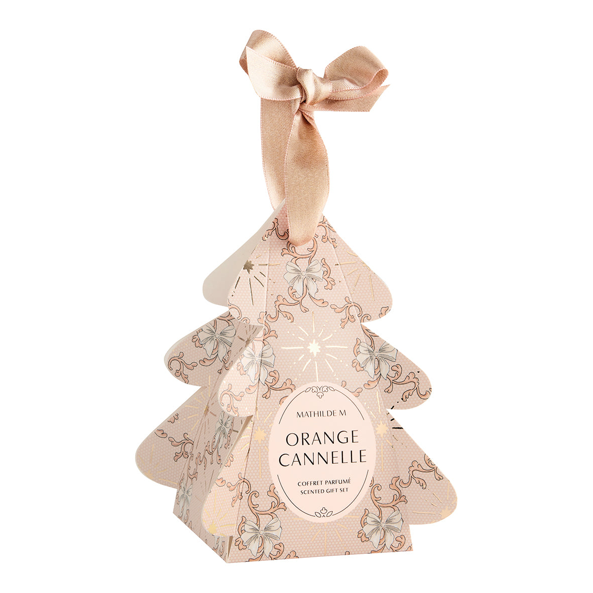 Cofanetto Regalo Gesso Forma Albero Fragranza Orange Cannelle - Rubans de Fête