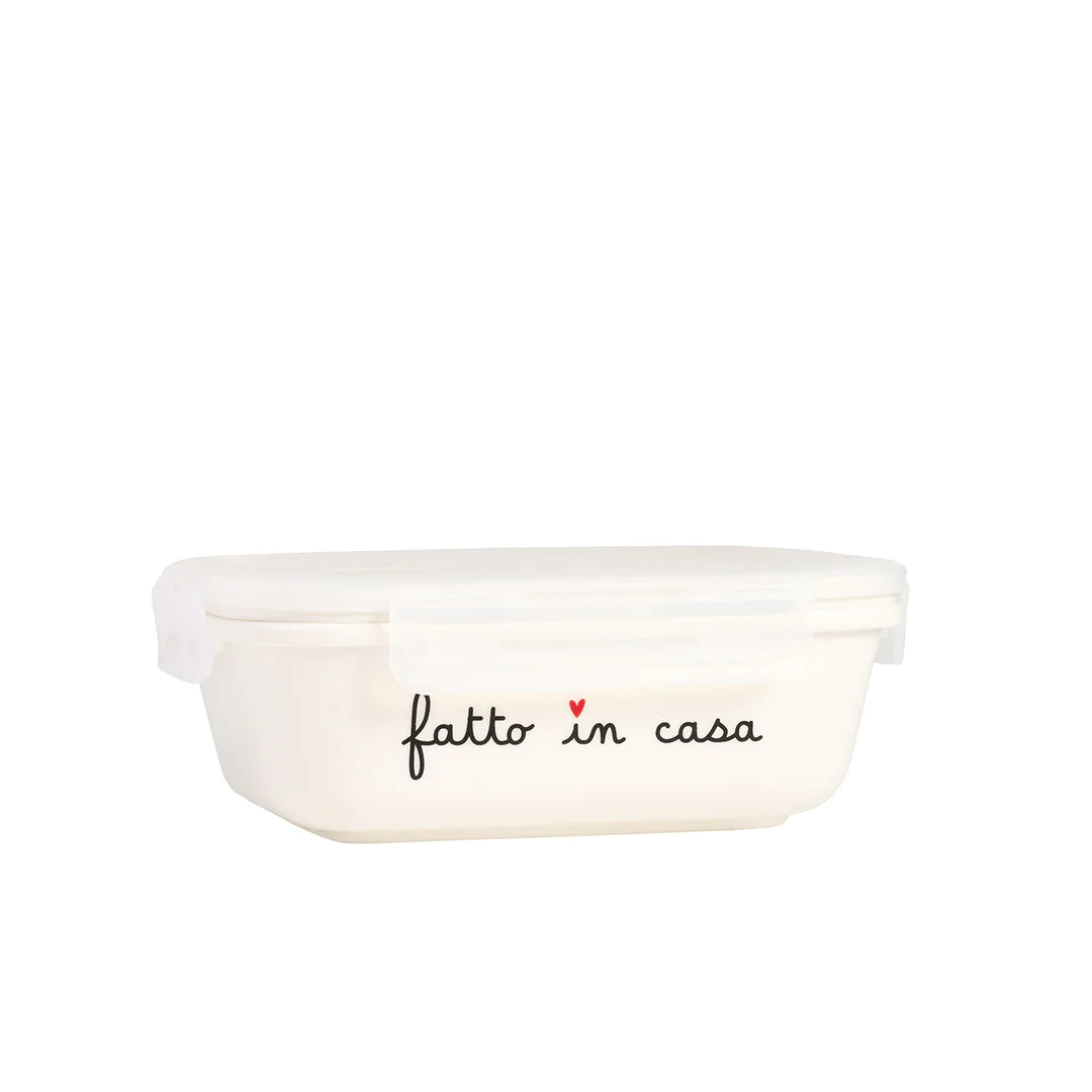 Contenitore in Grès Serigrafata - Fatto in Casa