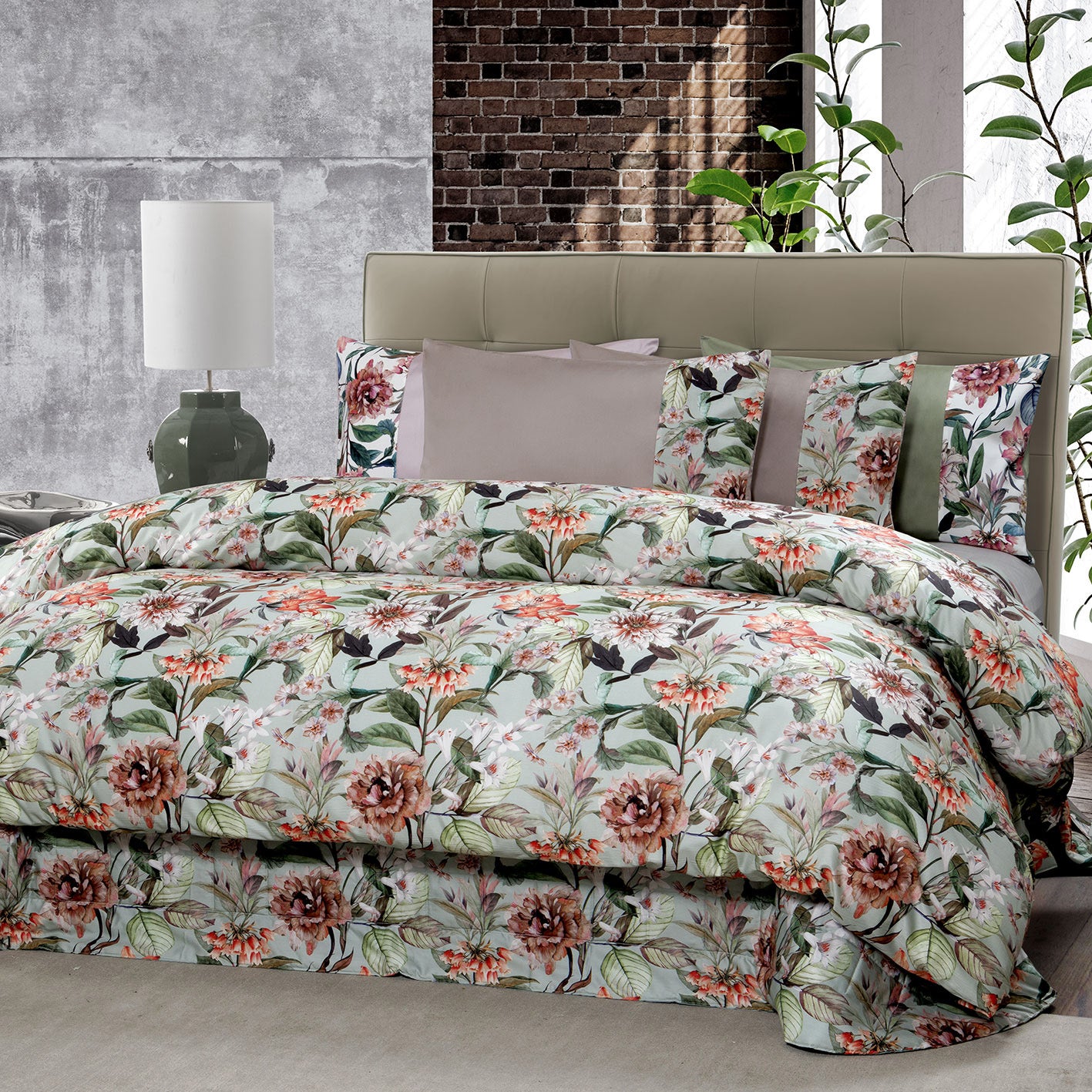 Parure Copripiumino in Raso di Cotone - Dorset