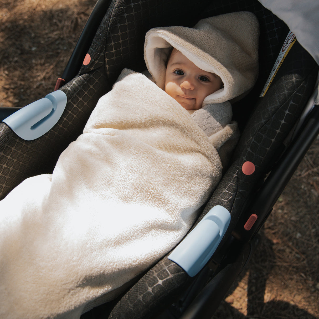 Copertina 4 Stagioni con Cappuccio in Bambù e Imbottitura in Teddy - Hoody