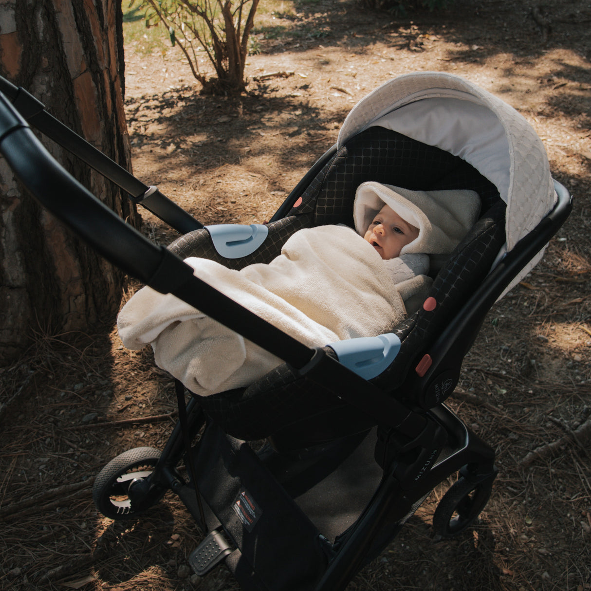Copertina 4 Stagioni con Cappuccio in Bambù e Imbottitura in Teddy - Hoody