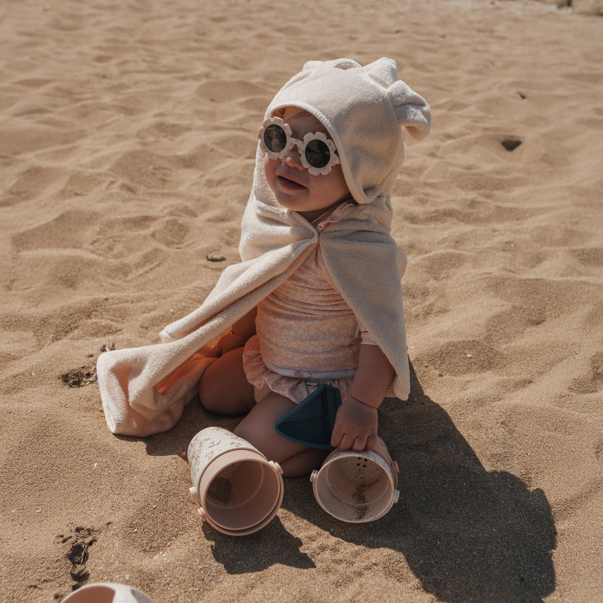Asciugamano da Mare Bambino in Spugna di Bambù Organico - Mar