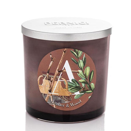 Candela Profumata Fragranza Ambra e Legno - Amber & Wood