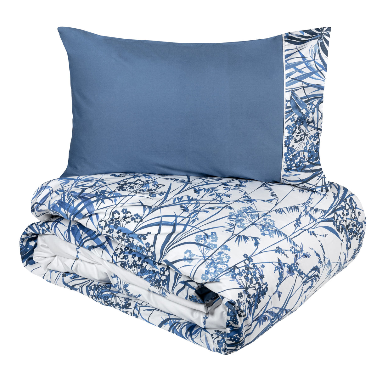 Parure Copripiumino in Percalle di Cotone Fantasia - Fields