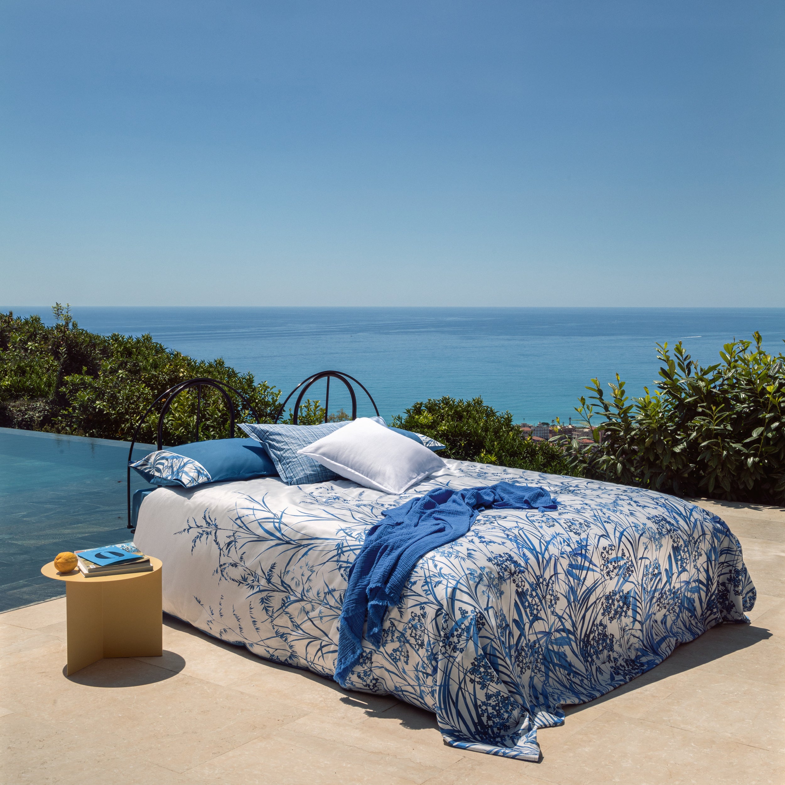 Parure Copripiumino in Percalle di Cotone Fantasia - Fields