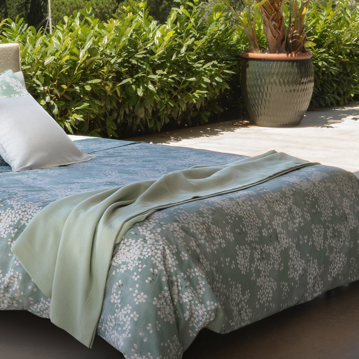 Copriletto in Piquet di Cotone - Zen