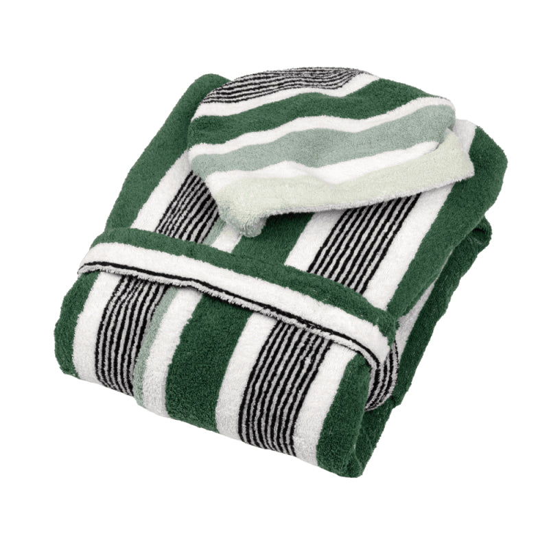 Accappatoio in Spugna di Cotone con Cappuccio - Gradazioni