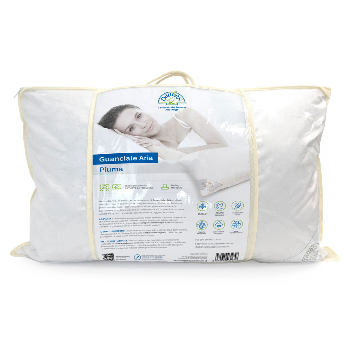 Guanciale in Piumino d'oca - Aria