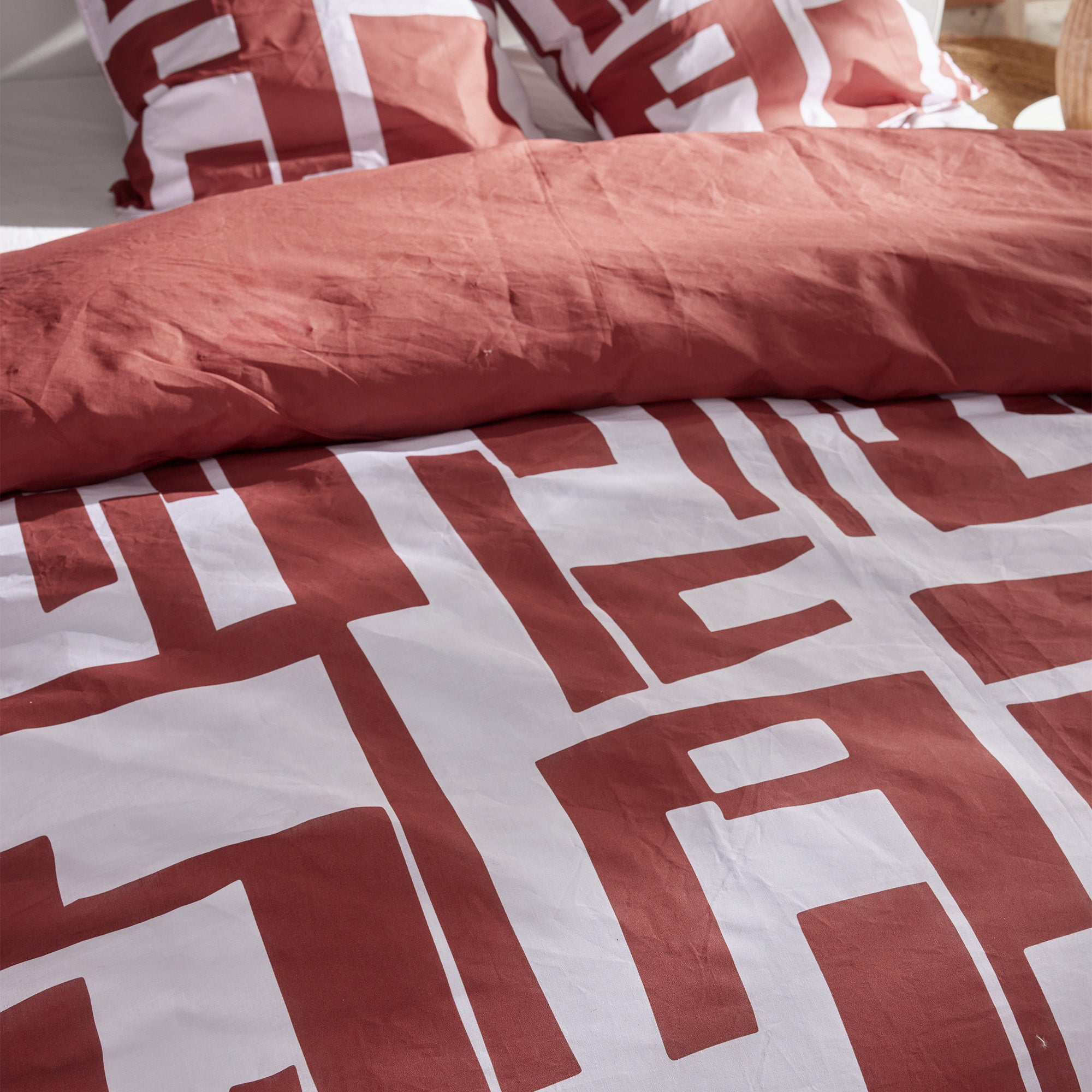 Parure Copripiumino in Puro Cotone Doubleface - Hei