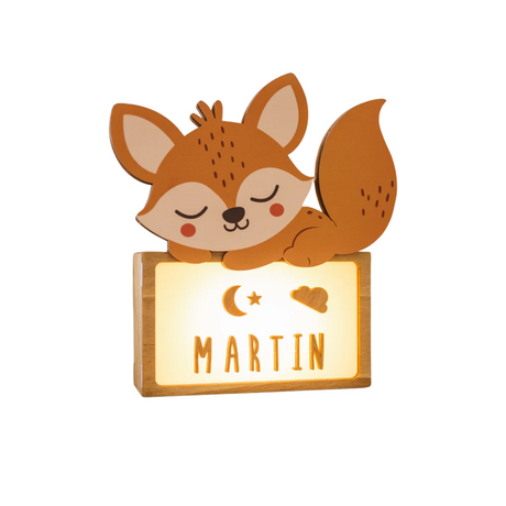 Lampada da Tavolo Personalizzabile - Volpe