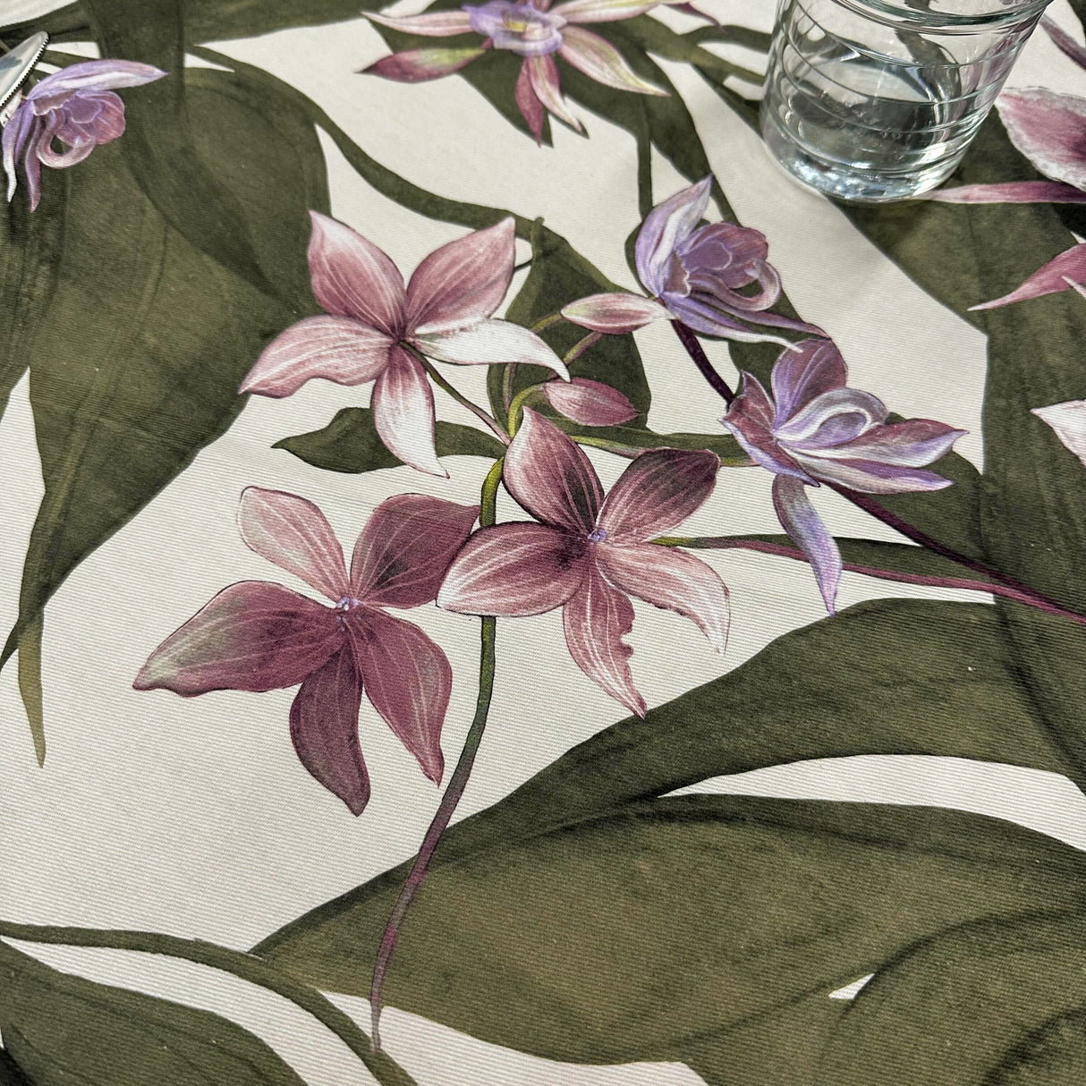 Tovaglia in Puro Cotone Stampa Floreale - Amazzonia