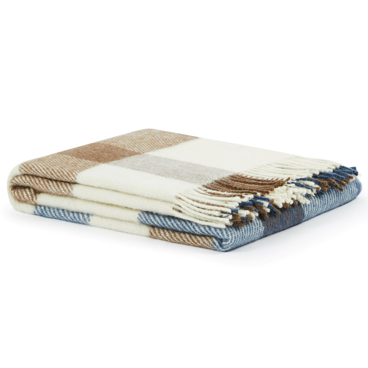 Plaid in Lana Vergine Fantasia Check - Iseo Check