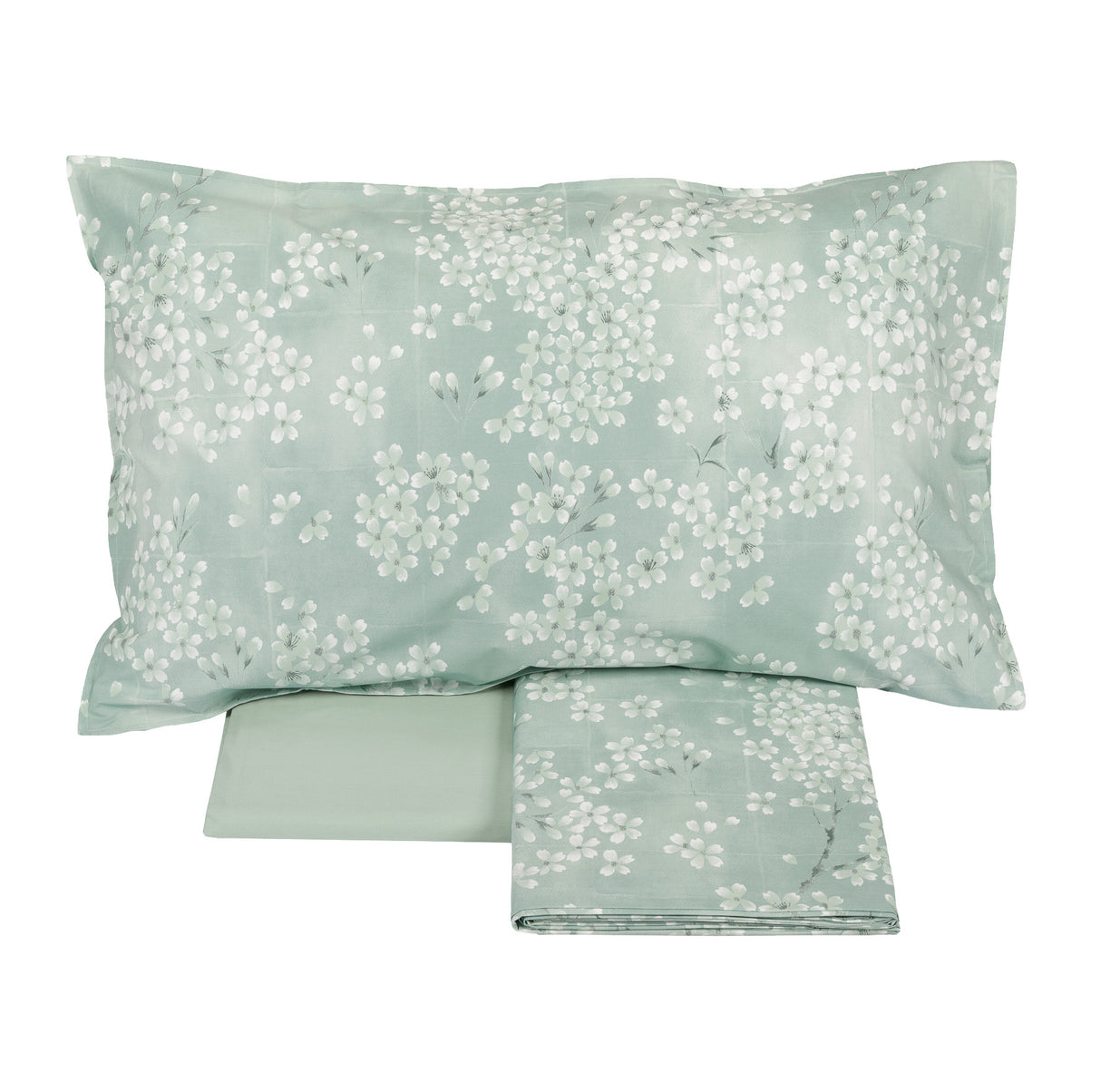 Completo Lenzuola in Percalle di Cotone - Kimono